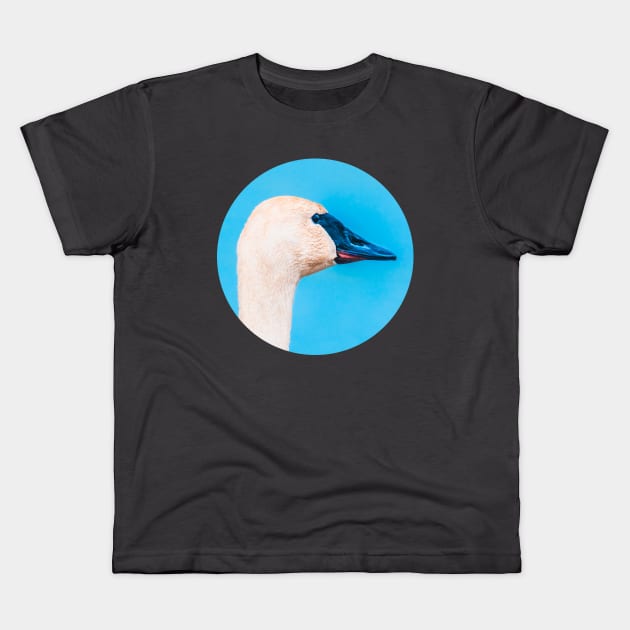 Hey, Swan Kids T-Shirt by love-fi
